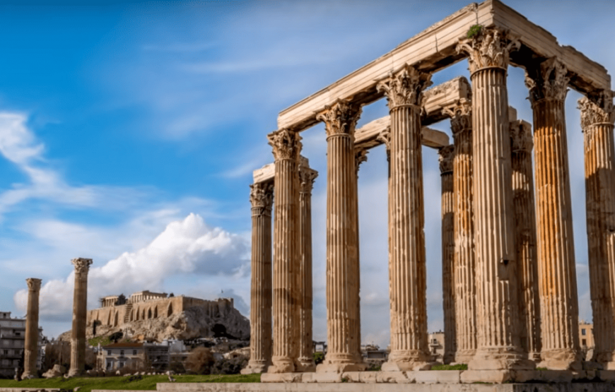 Visita completa de la Acrópolis – Panorámica del casco antiguo – Museo de la Acrópolis con guía turístico oficial a pie (Combo 3)