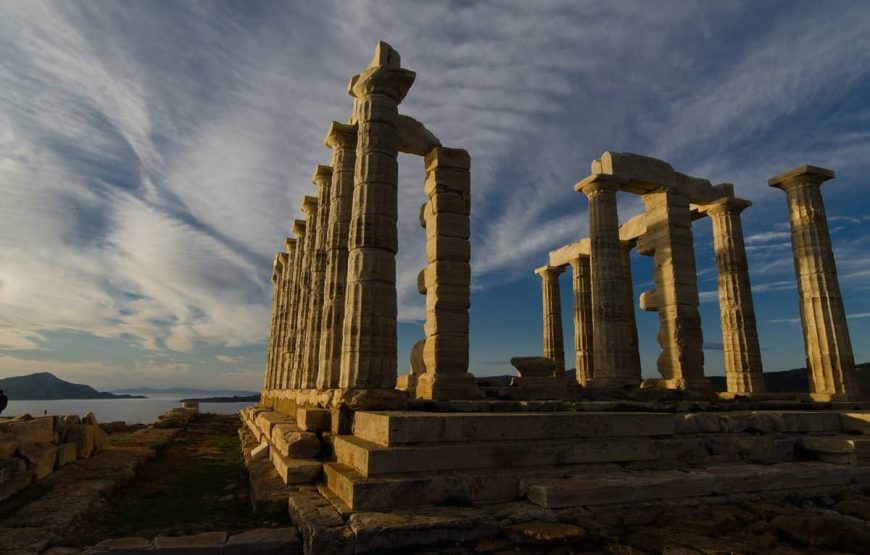 Visita a cabo Sunio y Templo de Poseidón con guía oficial